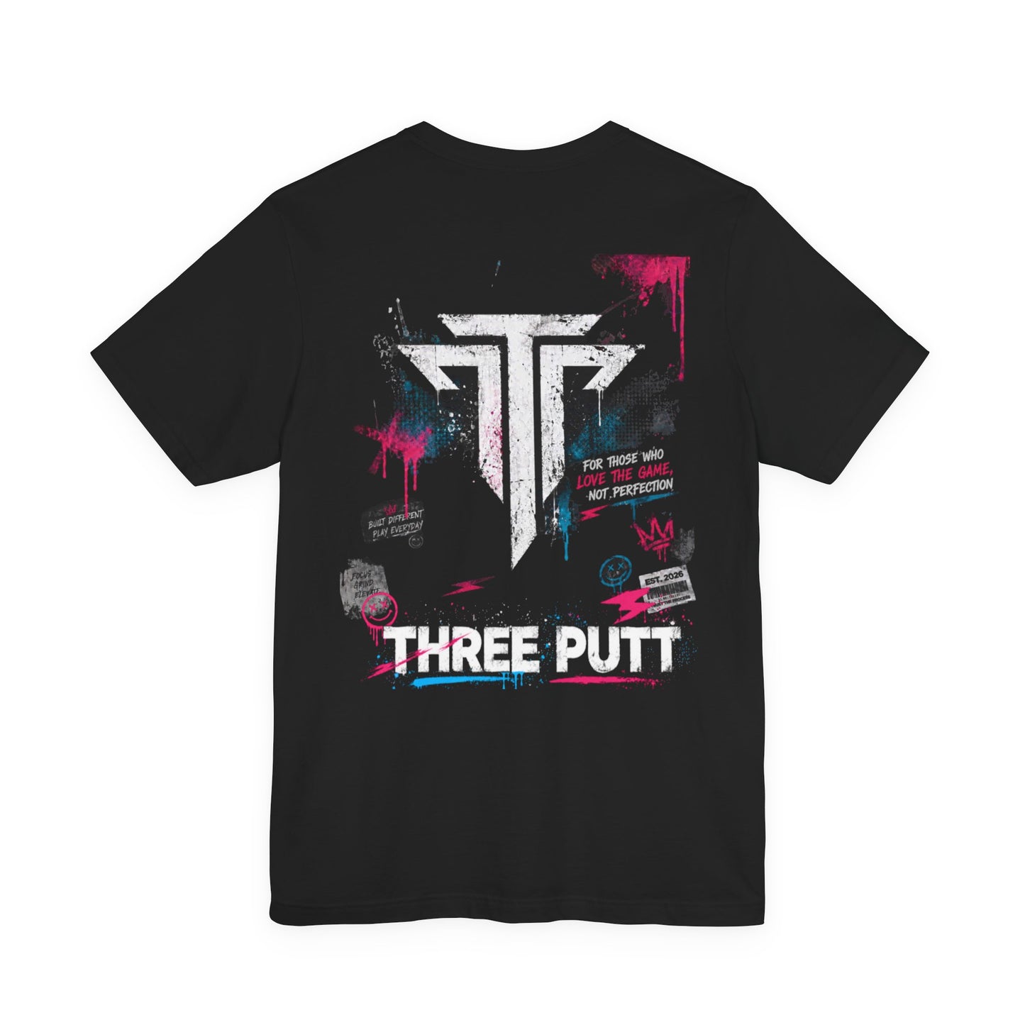 Three Putt Retro Graffiti Tee