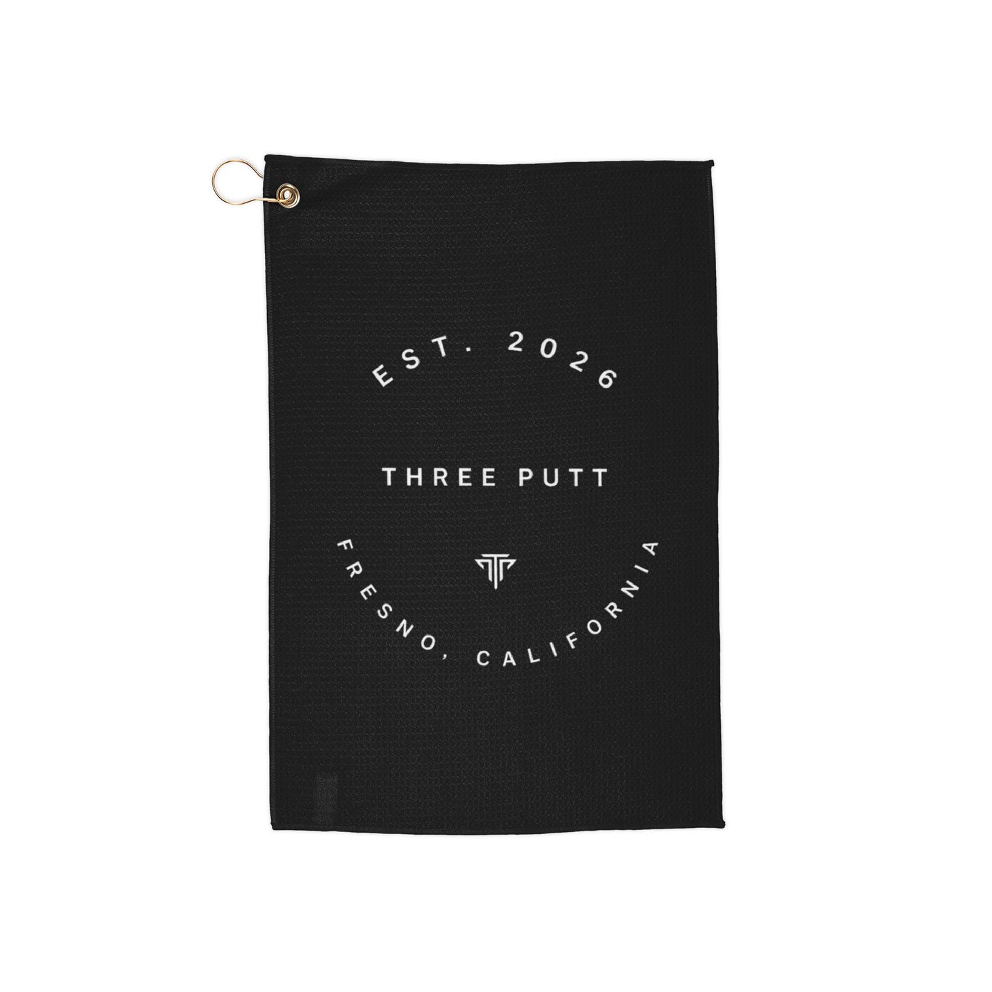 Three Putt Logo Golf Towel