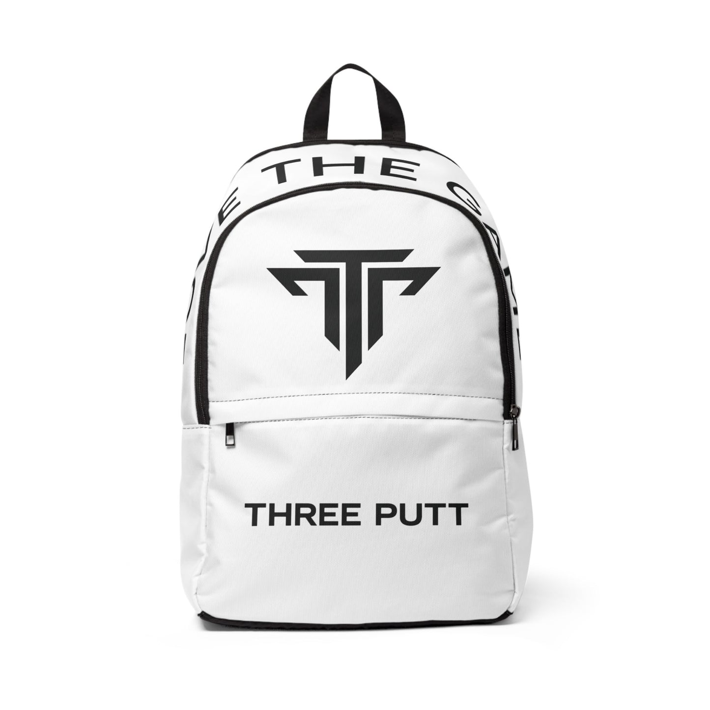Three Putt Golf Backpack – White Logo