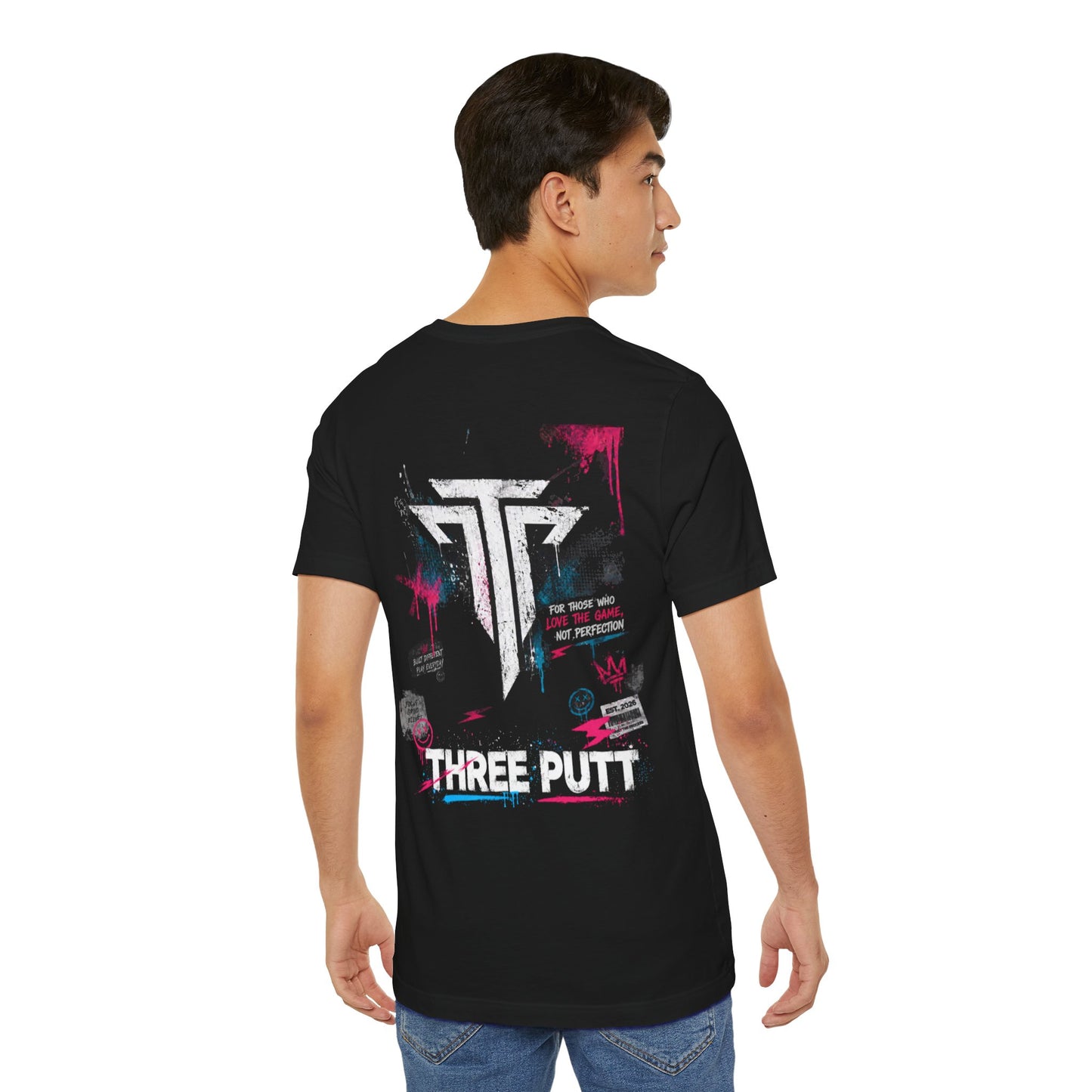 Three Putt Retro Graffiti Tee