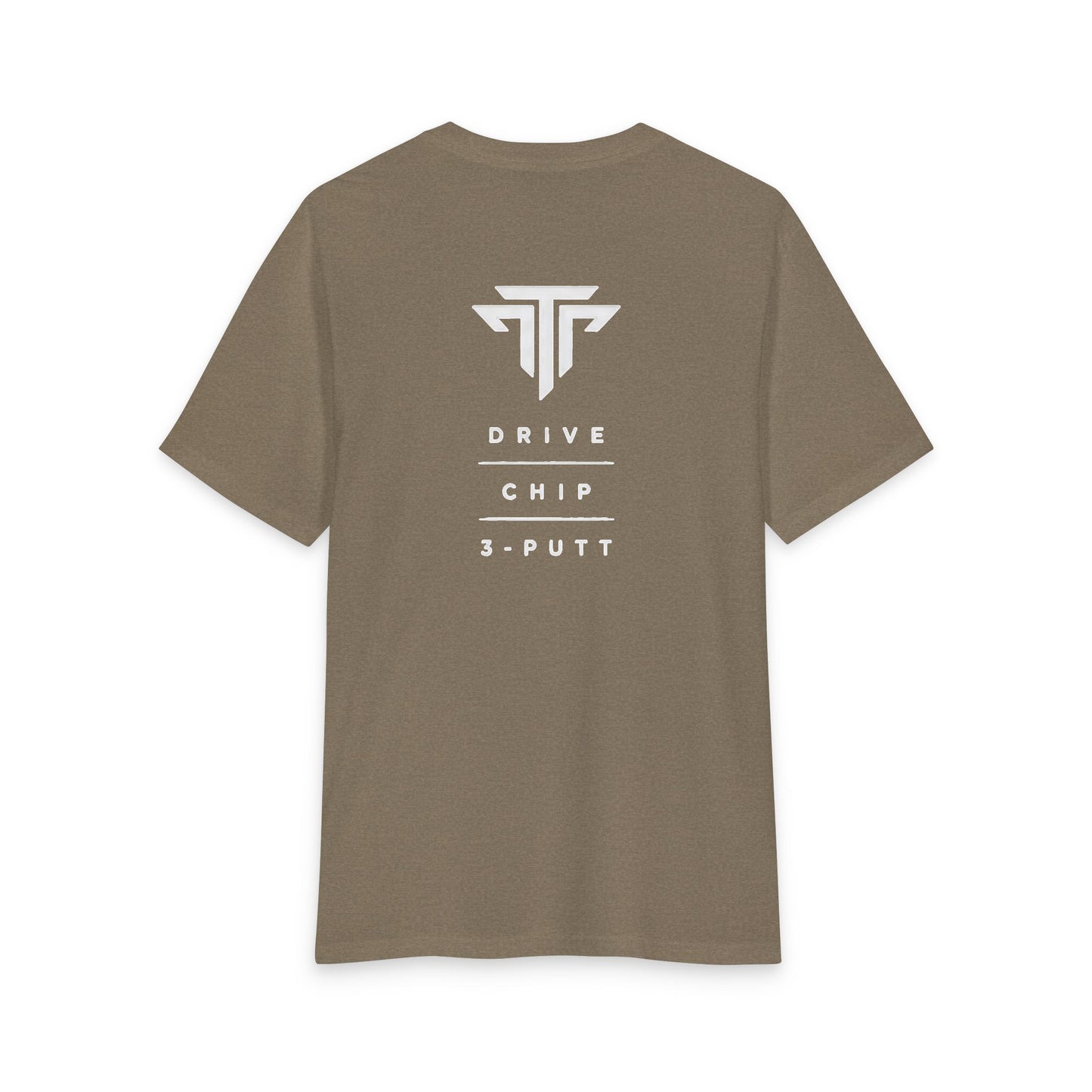 Three Putt Drive • Chip • 2-Putt Tee - White Logo
