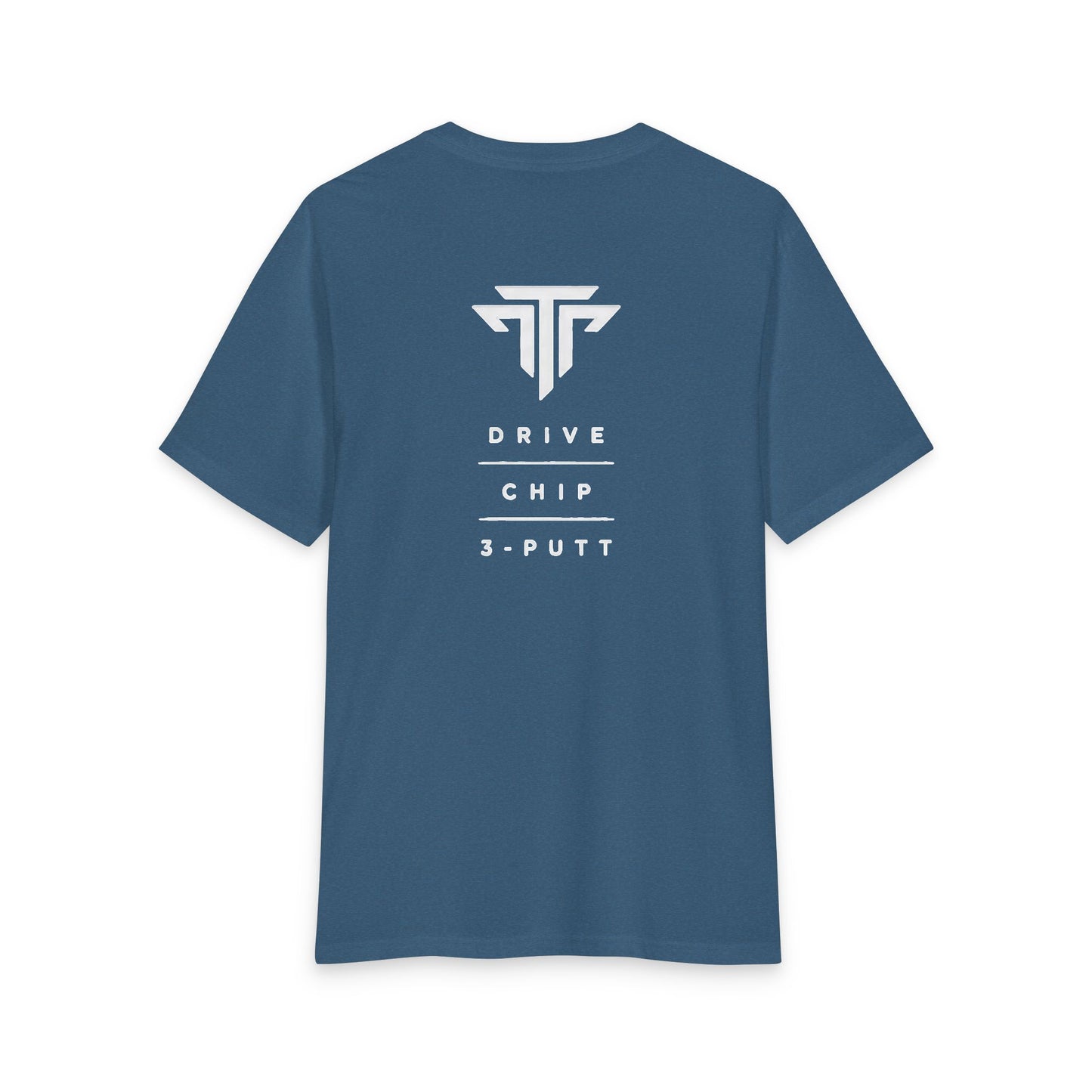 Three Putt Drive • Chip • 2-Putt Tee - White Logo