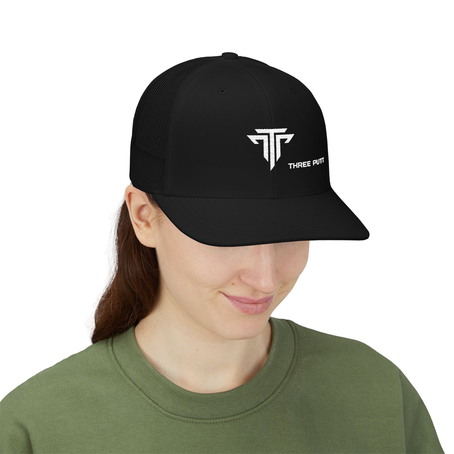 Three Putt Embroidered Trucker Hat