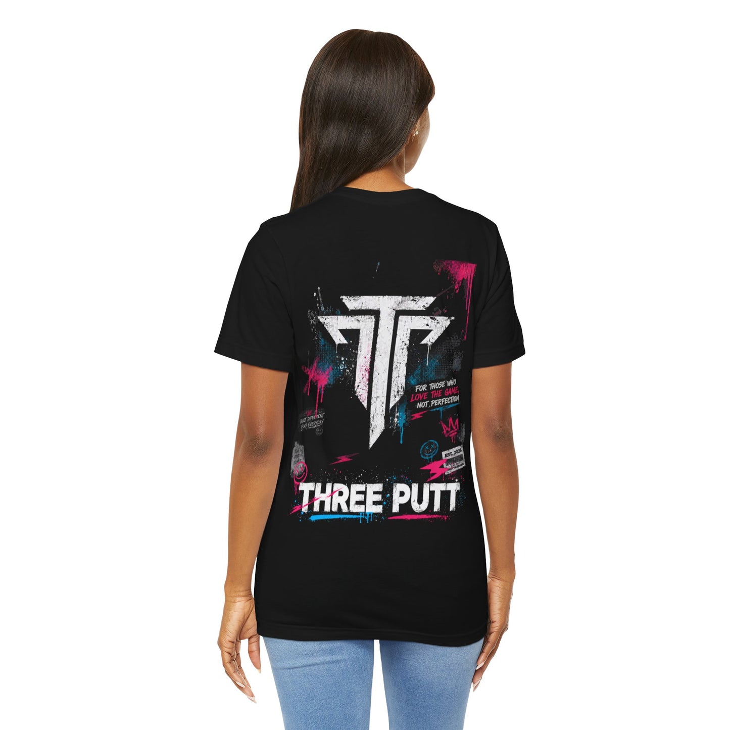 Three Putt Retro Graffiti Tee