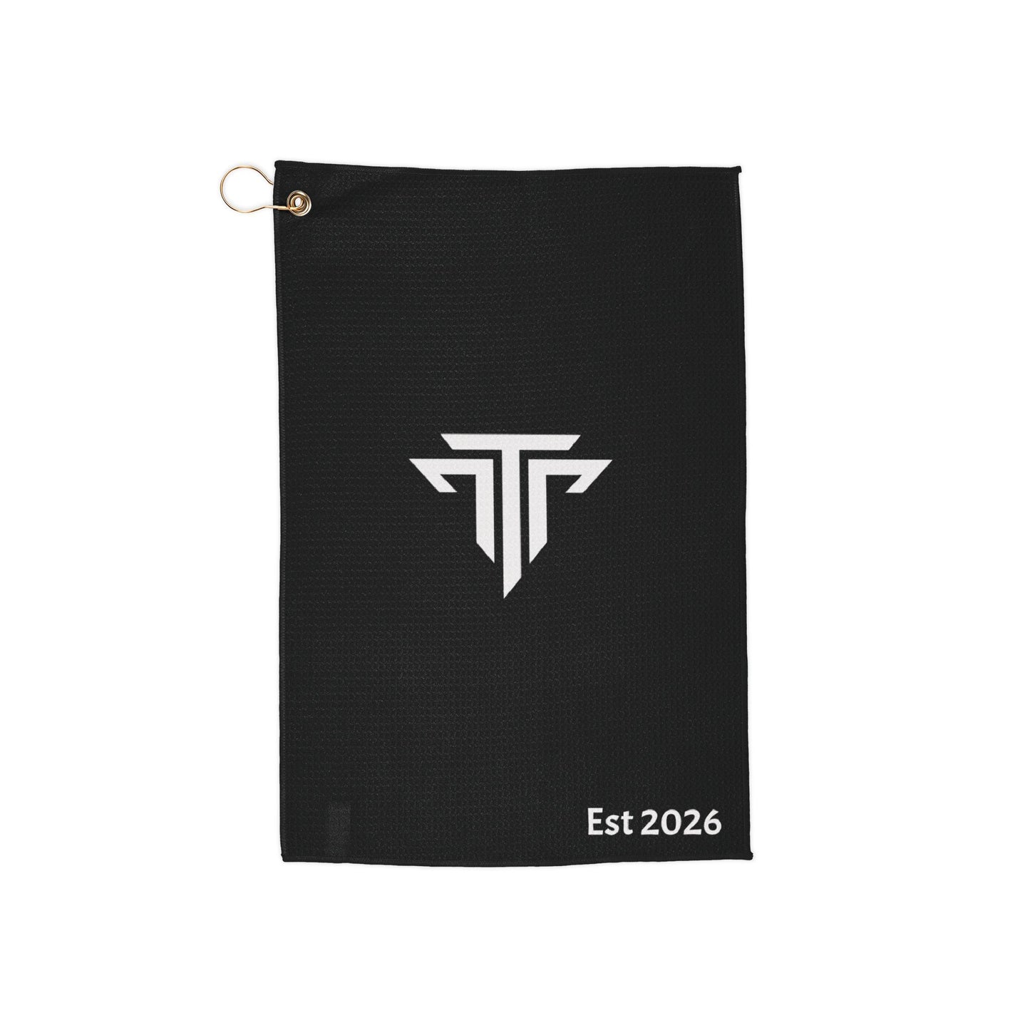 Three Putt Monogram Golf Towel with 'Est 2026'