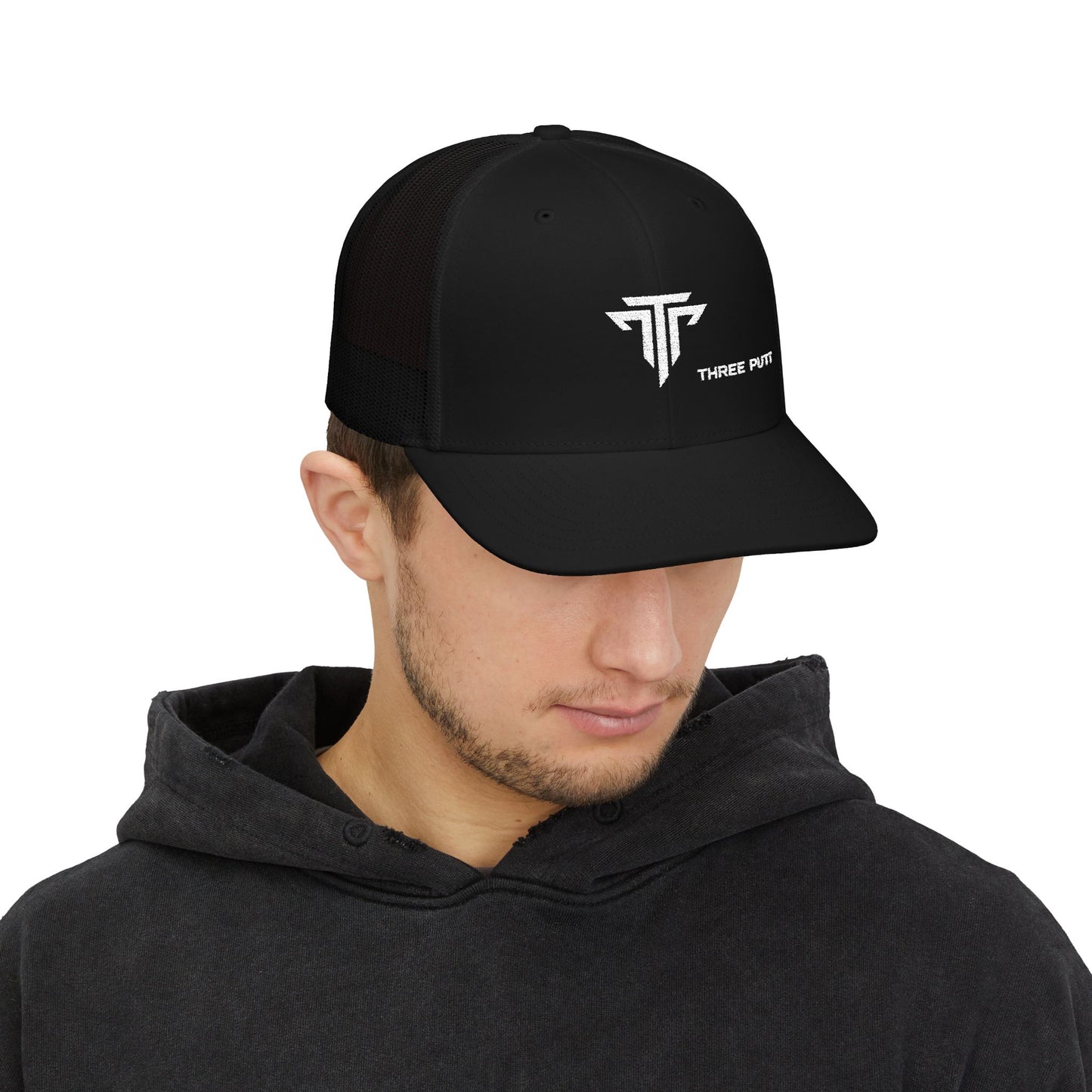 Three Putt Embroidered Trucker Hat