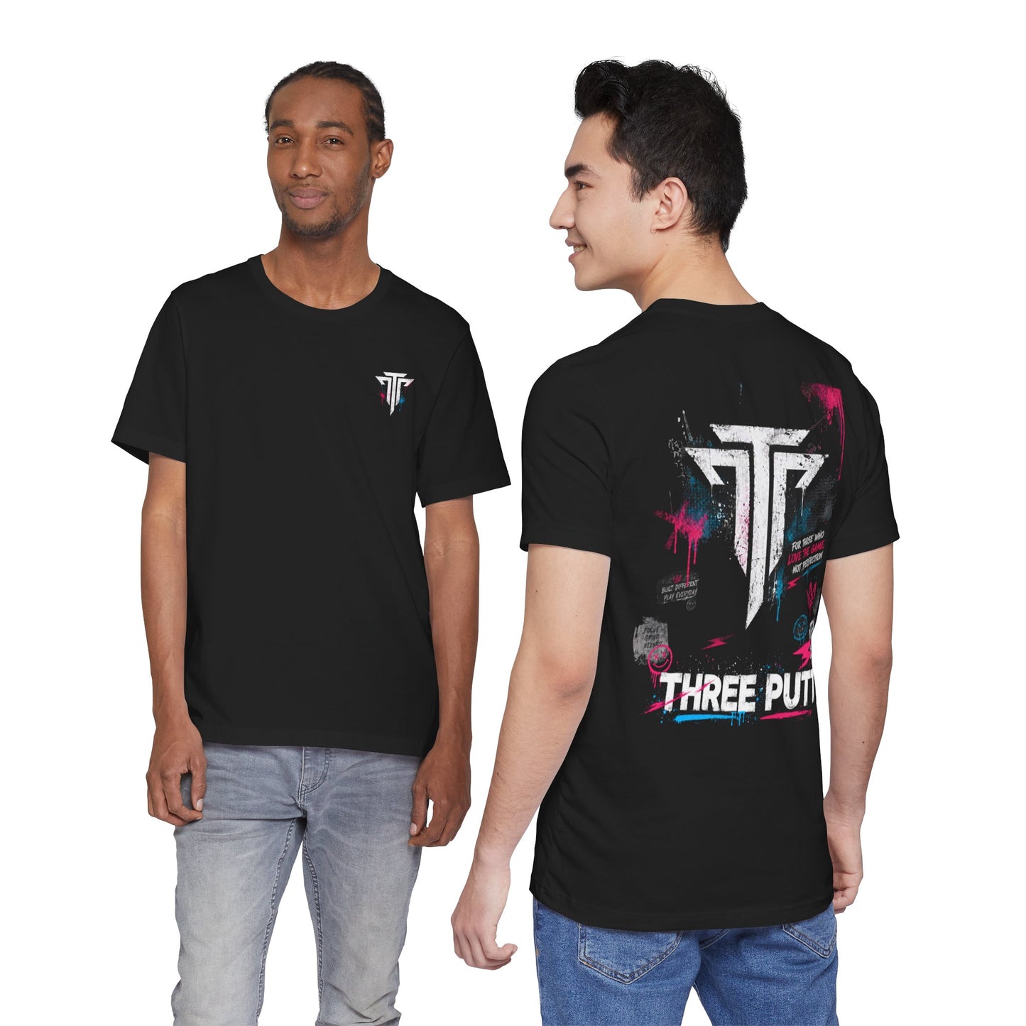 Three Putt Retro Graffiti Tee