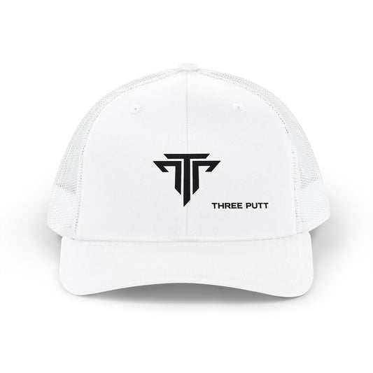 Three Putt Embroidered Golf Hat – Whiteout Edition