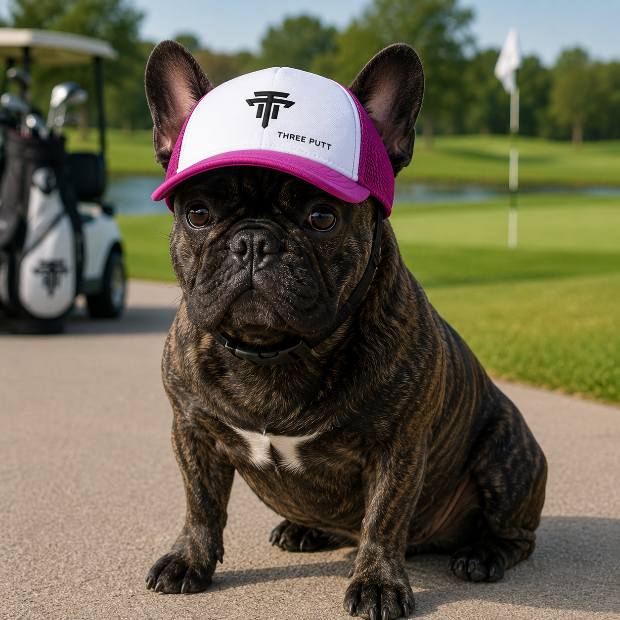 Three Putt Dog Trucker Hat